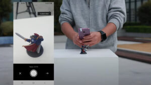 mapeando objetos em 3D usando celular