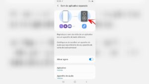Separador de audios da samsung