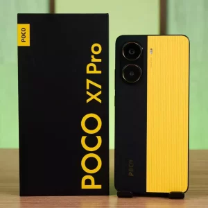 Poco X7 Pro na caixa